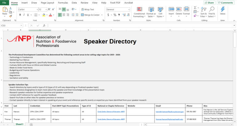 Speaker-Directory